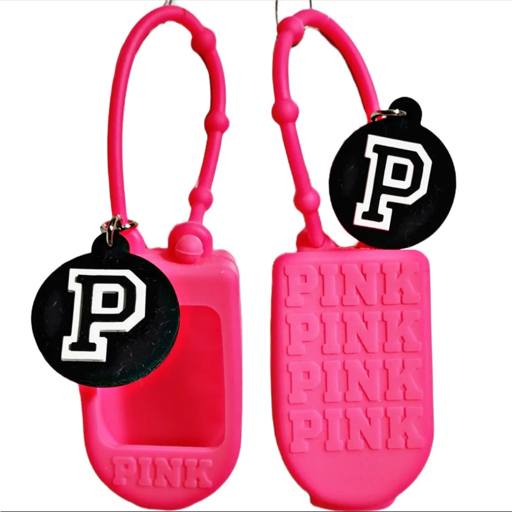 Vs PINK Hand Sanitizer Holder & Charm
